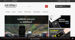 Desktop Screenshot of luksshop.lt